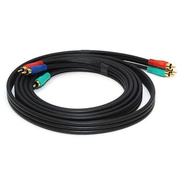 Cmple CMPLE 319-N Component Video Cable 3-RCA Gold HDTV RGB YPbPr -12 FT 319-N